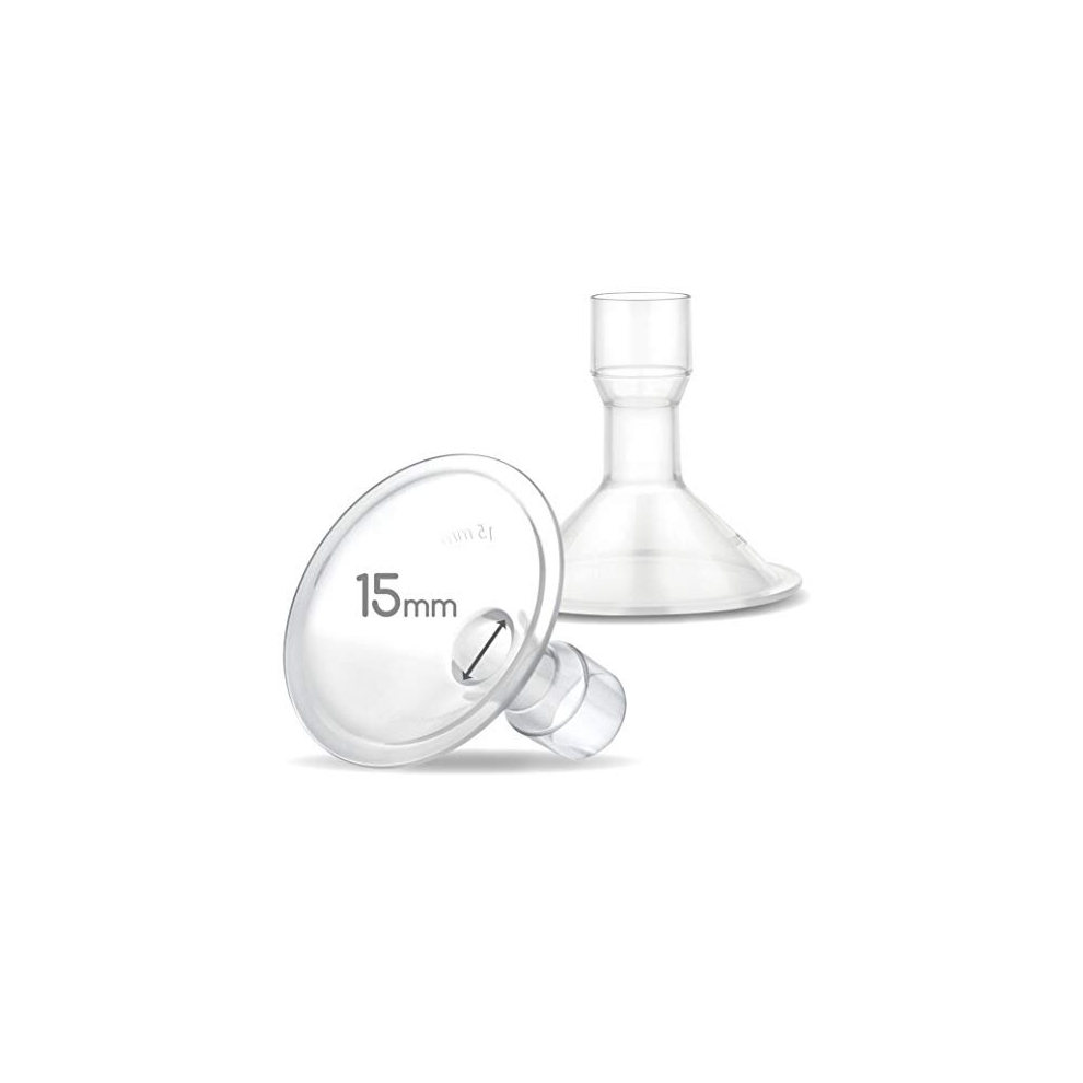 Myfit 15 Mm Shields; Compatible With Medela Breast Pump- Personalfit, Freestyle, Harmony, Maxi, Freestyle Flex Connector Maymom