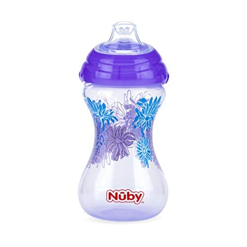 Nuby Nuby 3er-Pack No Spill "Pinpoint" Soft Spout Clik-It, Mädchen, 10 Unzen 2