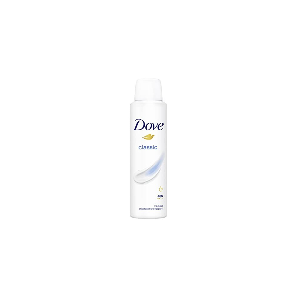 Classic Anti-perspirant Deodorant Spray Pack Of 6 With Â¼ Moisturising Cream For 48 Hours Of Protection 150 Ml