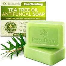 Antifungal Antibacterial Tea Tree Soap: Tea Tree Oil Soap for Face & Body Acne - Antifungal Antibacterial Treatment Soap