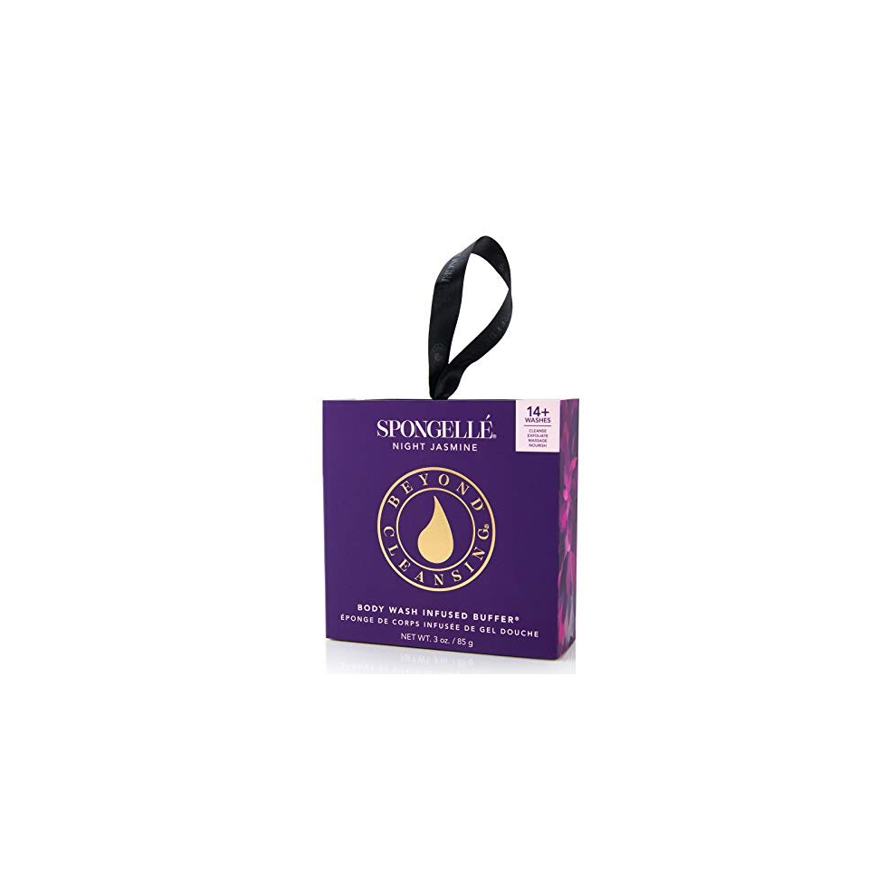 Spongellé | Private Reserve Shower Body Wash Buffer Collection | Extracts of Yuzu, Edelweiss, & Vetiver | 14+ Uses |