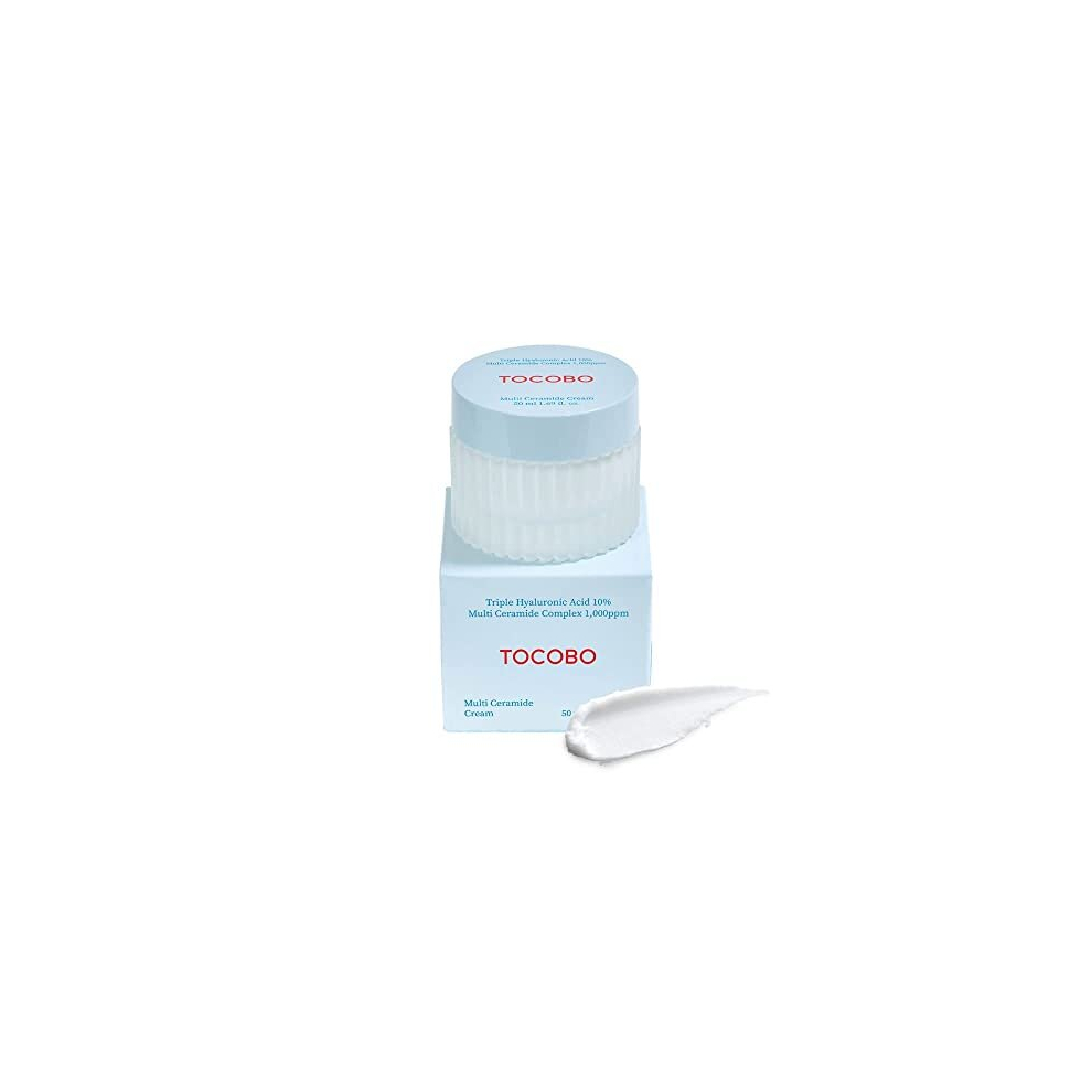 Tocobo Multi Ceramide Cream 1.7 Fl Oz / 50Ml | Moisture Cream, Ceramide Moisturizer, Korean Skin Care, Natural Ingredients,