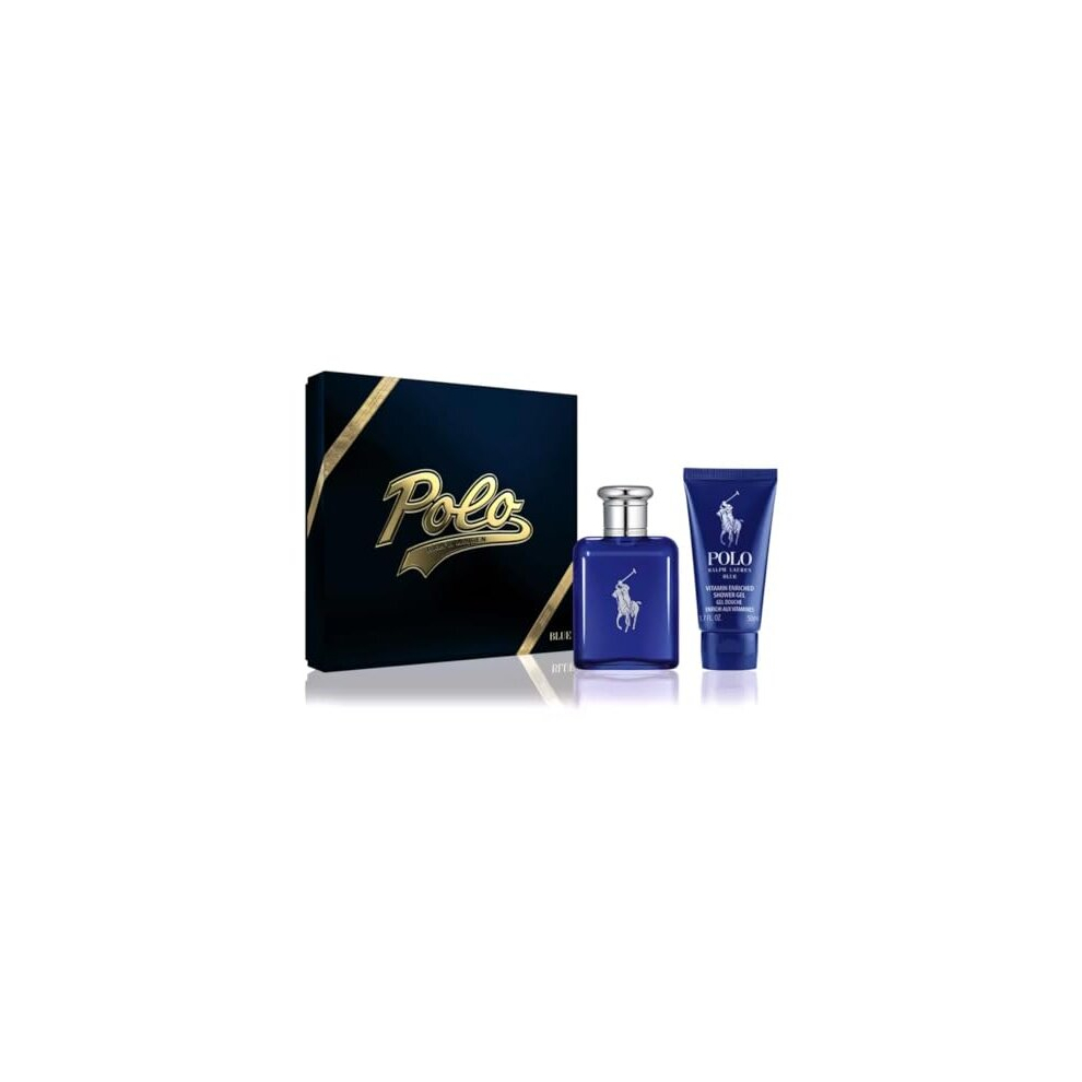 Polo Blue Eau de Toilette 75ml Gift Set 2023 (Contains 75ml EDT and 50ml Shower Gel)