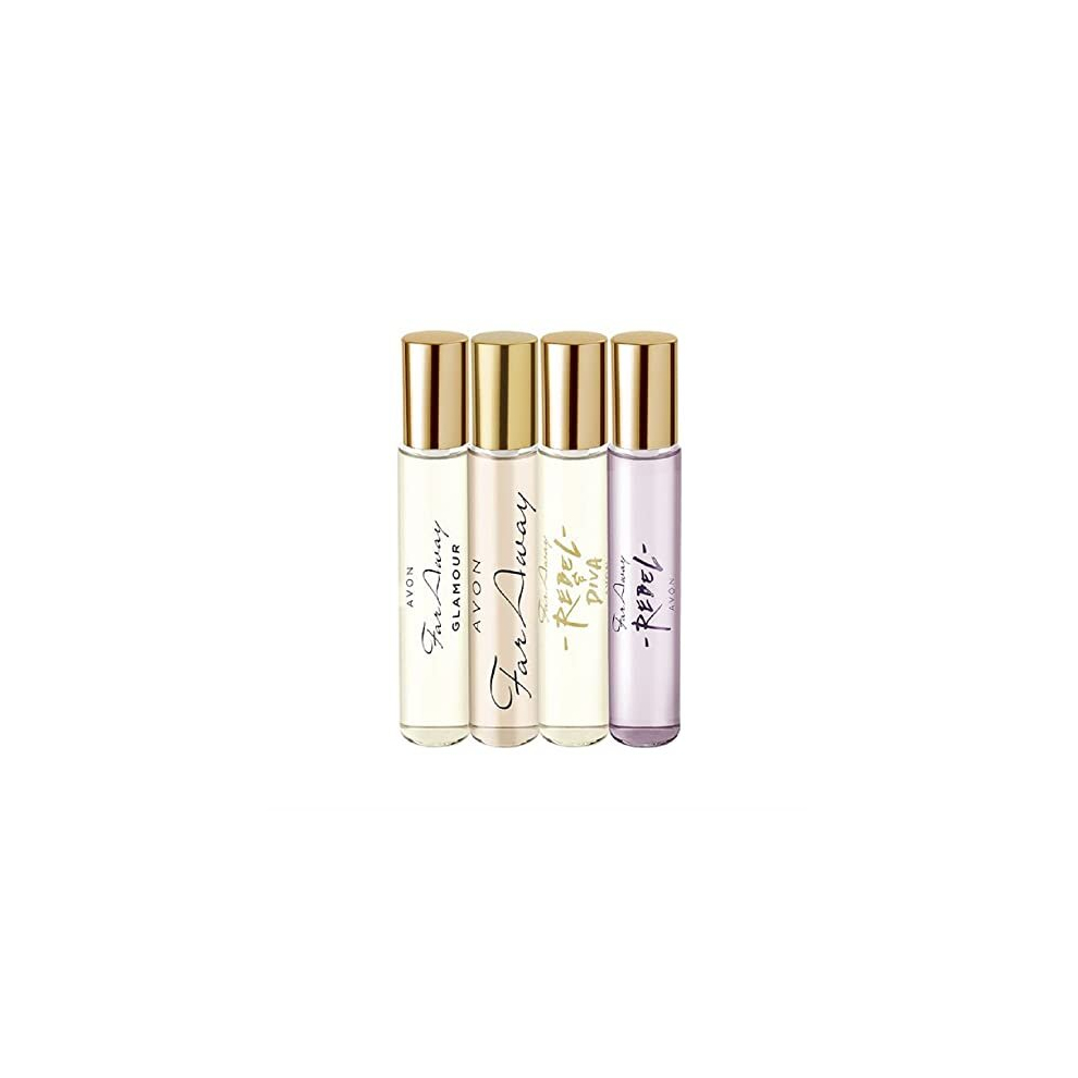 Pack of 4 bestselling Far Away perfumes - 4 x 10ml by Avon