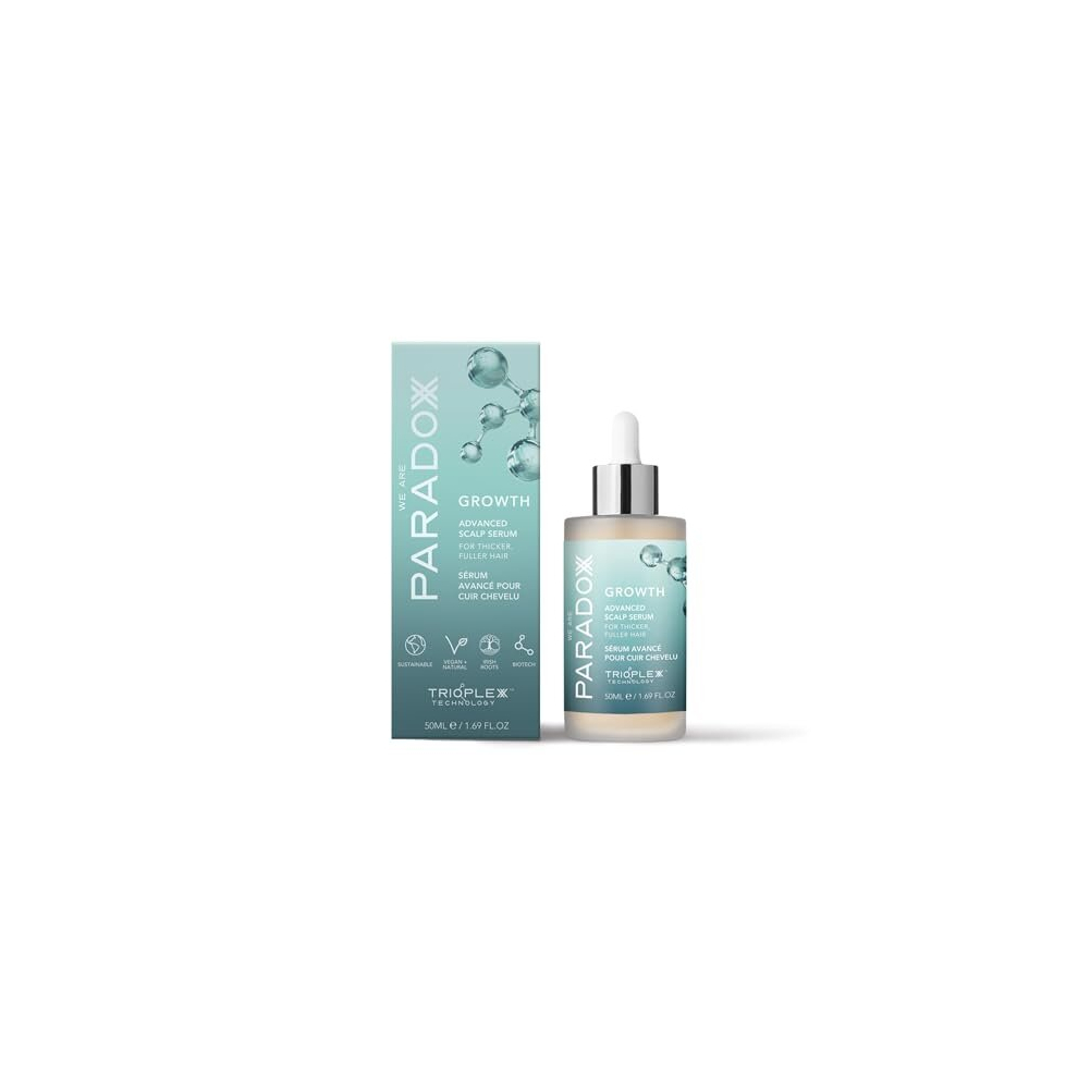 Growth Advanced Scalp Serum - Special Trioplexx Technology Stimulates Scalp and Hair Follicles - Hair Looks Thicker and