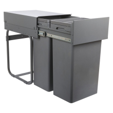Pull Out Waste Bin for Hinged Door Cupboard Cabinet min 400mm Unit