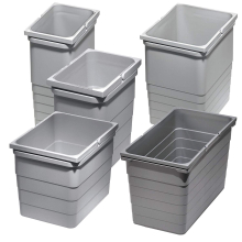 Tower 60 Litre Recycling Sensor Bin - Black