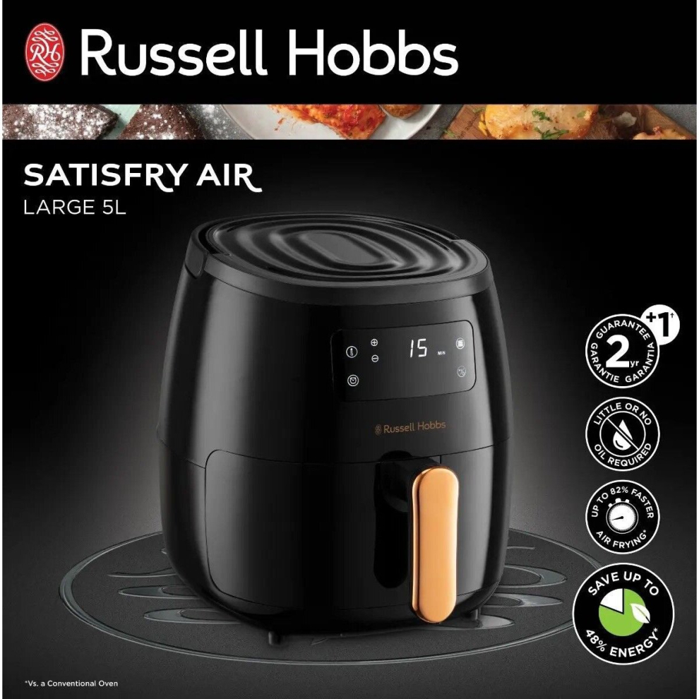 Russell Hobbs Air Fryer 26510 Large Satisfry 5L Digital Touchscreen