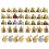 (Style B 24pcs) The Lord of the Rings Lord of the Rings the Noldor Elves guard the medieval soldiers of the Orcs Minifigures Toys Fit Lego 2