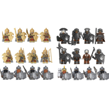 (Style B 24pcs) The Lord of the Rings Lord of the Rings the Noldor Elves guard the medieval soldiers of the Orcs Minifigures Toys Fit Lego