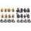 (Style B 24pcs) The Lord of the Rings Lord of the Rings the Noldor Elves guard the medieval soldiers of the Orcs Minifigures Toys Fit Lego 1