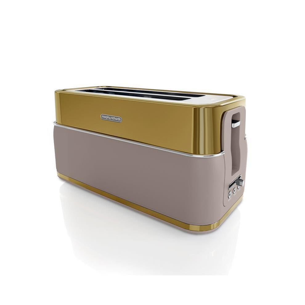 MORPHY RICHARDS Signature Opulent 245743 4 Slice Long Slot Toaster Gold