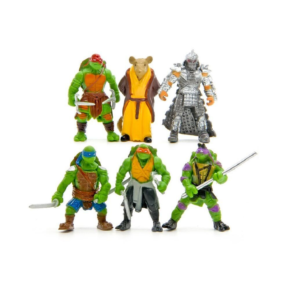 6Pcs Teenage Mutant Ninja Turtles TMNT Action Figures Collection Kids Toys Set