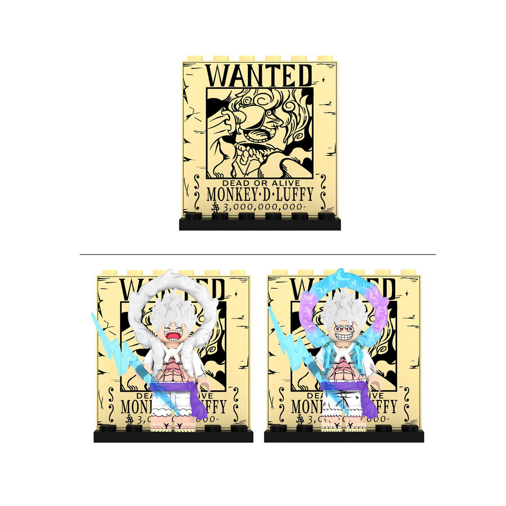 Bonxaif One Piece Collection Nika Luffy Minifigures Toys