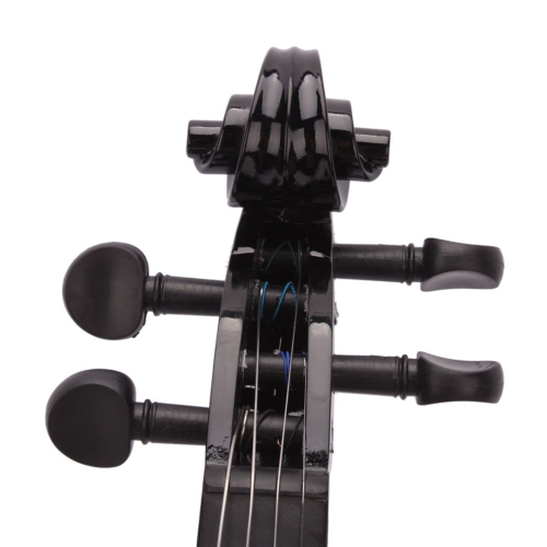4/4 Size Acoustic Violin Set w/ Hard Case Bow Rosin for Student Beginner 2