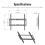 26-55" Wall Mount Bracket TV Mount TMW4040 W/ Sprit Bubble Load 110lb 7