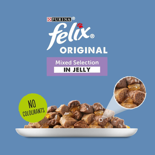 Felix Felix Mixed Selection in Jelly Cat Food 40x100g 2