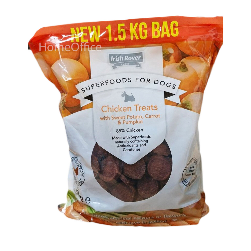 Irish Rover 1.5Kg Dog Treats Chicken Meat Treats Chicken Sweet Potato
