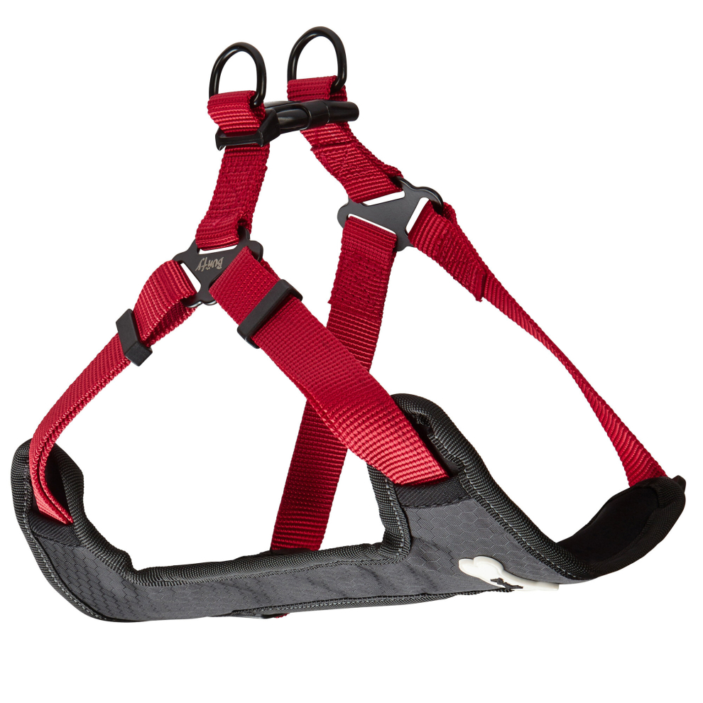 (Large, Red) Adjustable Step in Pet Puppy Dog Harness Vest