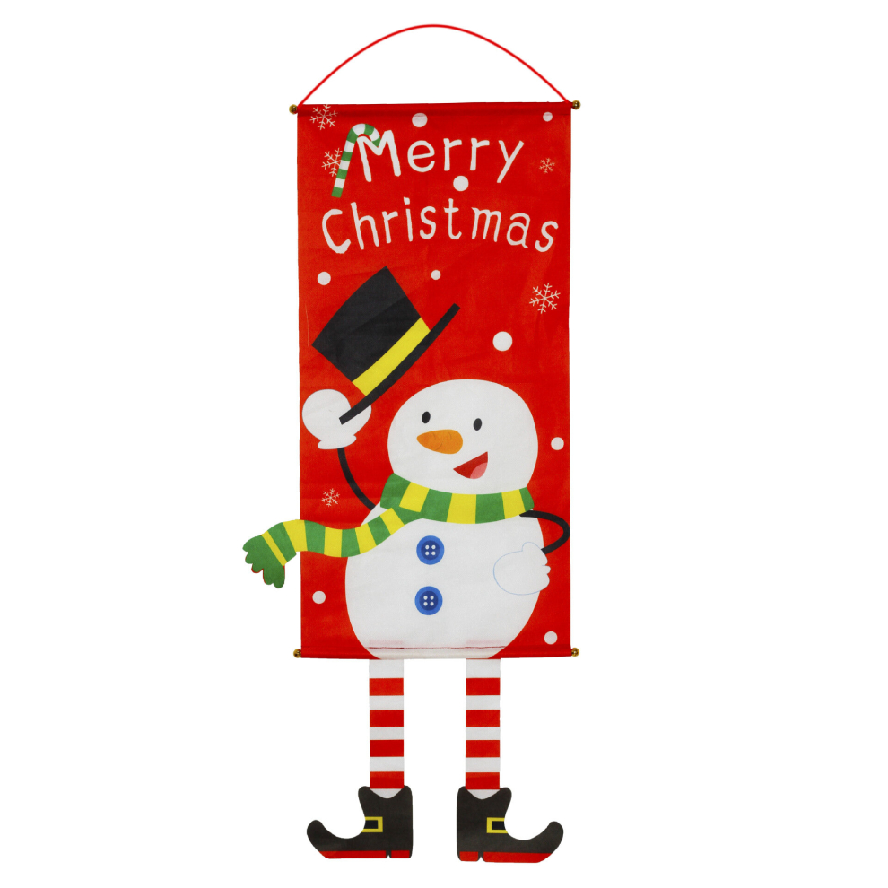 Christmas happy decorationSanta Clausbanner banner doors andwindows hanging decorative Santa Claus gift New Year party supplies Christmas decoration-image-OPC-PD9KVVN-NEW