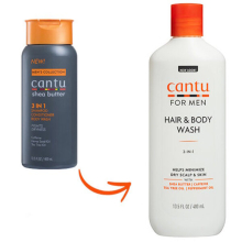 Cantu for Men 2 az 1-ben haj- s testpol 13,5 fl uncia (a kiszerels vltozhat)