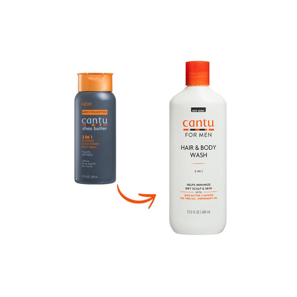 Cantu Shea Butter Men's Collection 2 In 1 Hair & Body Wash 400ml