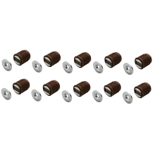 (Brown) Morticed Magnetic Catches Cabinet Cupboard Door