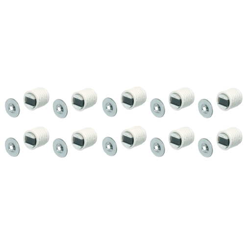 (White) Morticed Magnetic Catches Cabinet Cupboard Door