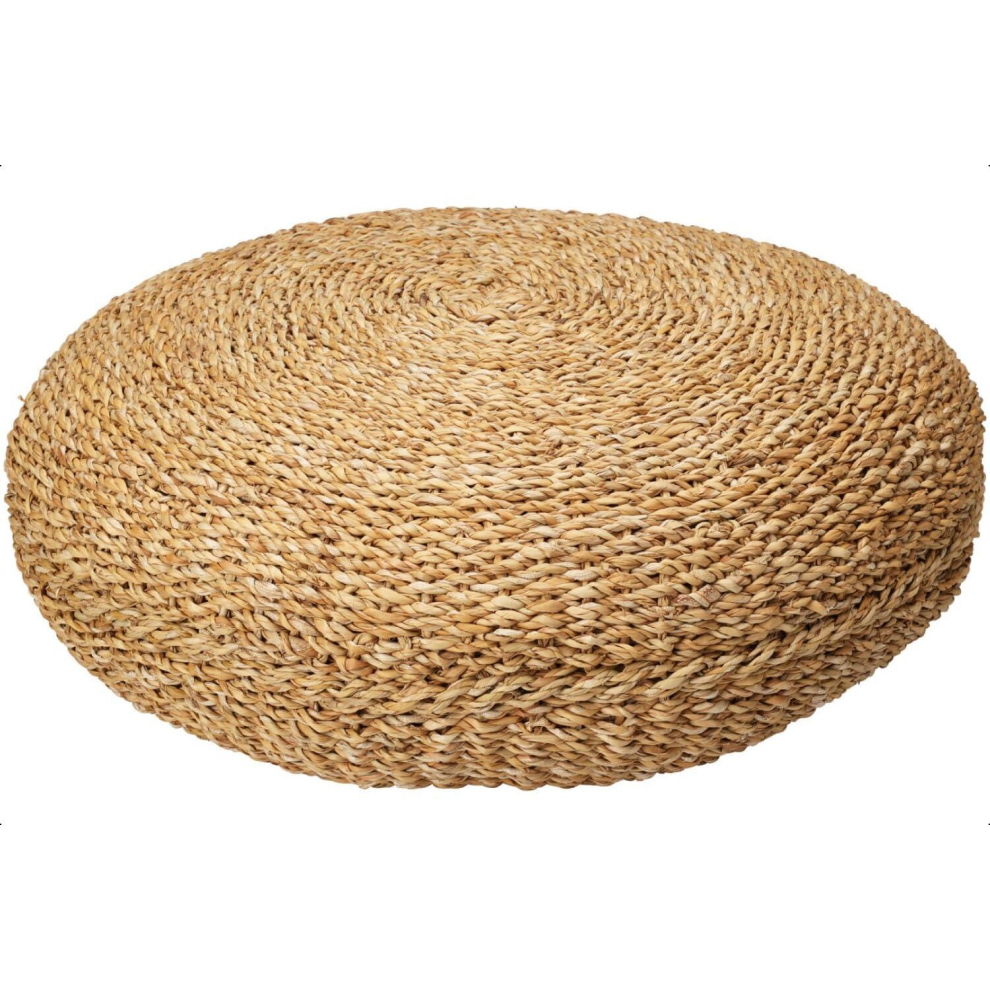 Flat Jute Braided Pouffe Foot Stool Home Decor-image-OPC-PD9MPVF-NEW