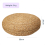 Flat Jute Braided Pouffe Foot Stool Home Decor 6
