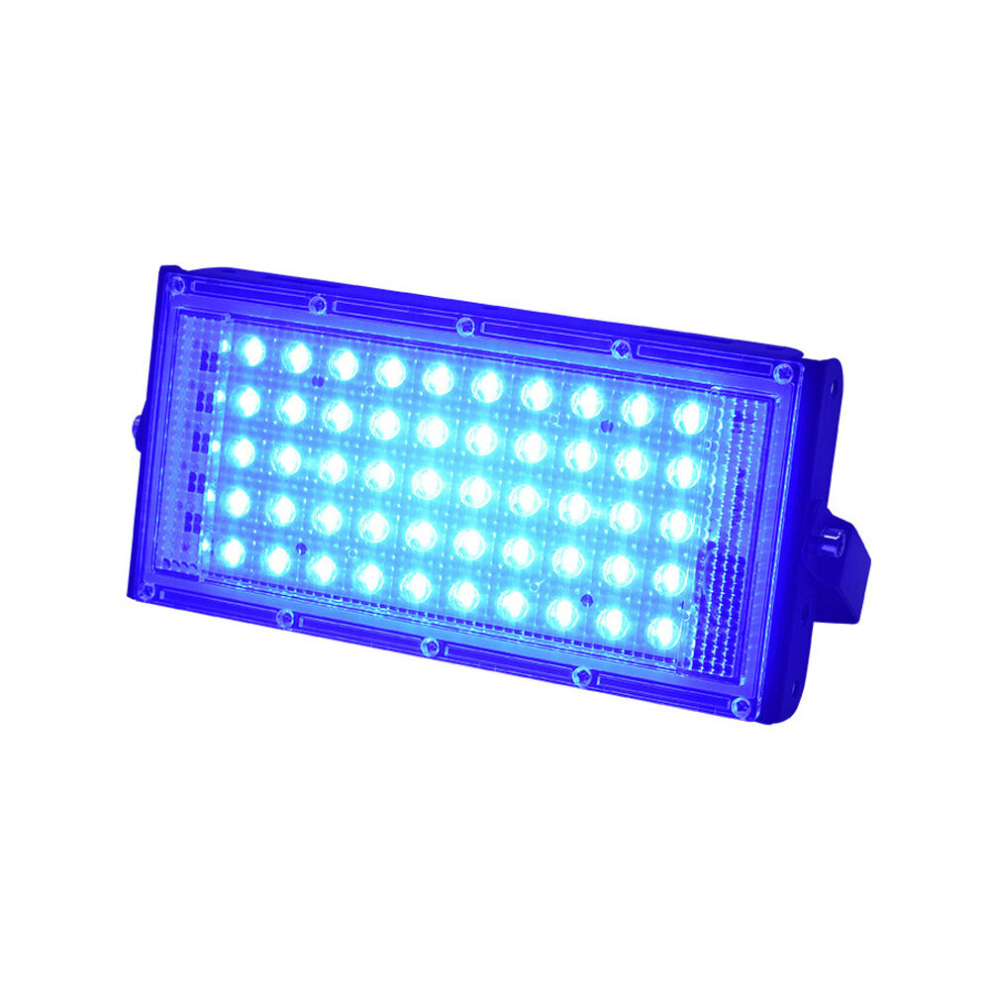 (Blue) Led 50w Outdoor Floodlight 220v Aluminum Casing Wide Lumination Light Range