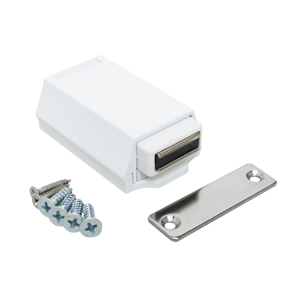 (White) Magnetic Touch Latch Ml-Zn80 Heavy Duty 4510932178334