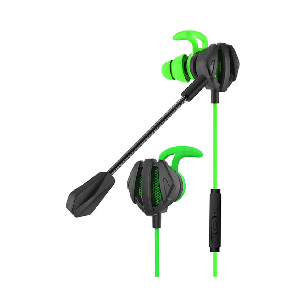 Gaming Wired Headset 3.5mm Headset with Microphone Green