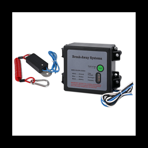 Trailer Brakes Breakaway Kit,LED Test Light Electric Breakaway System