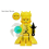 (8PCS-C) 24 X Naruto Uzumaki Minifigure Building Blocks Fits Lego 9