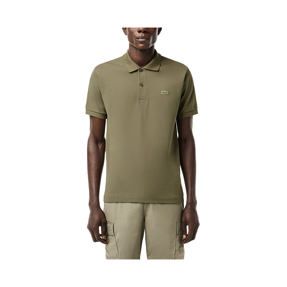 (Khaki Green, XS) Lacoste Mens Polo Shirts Golf Tee