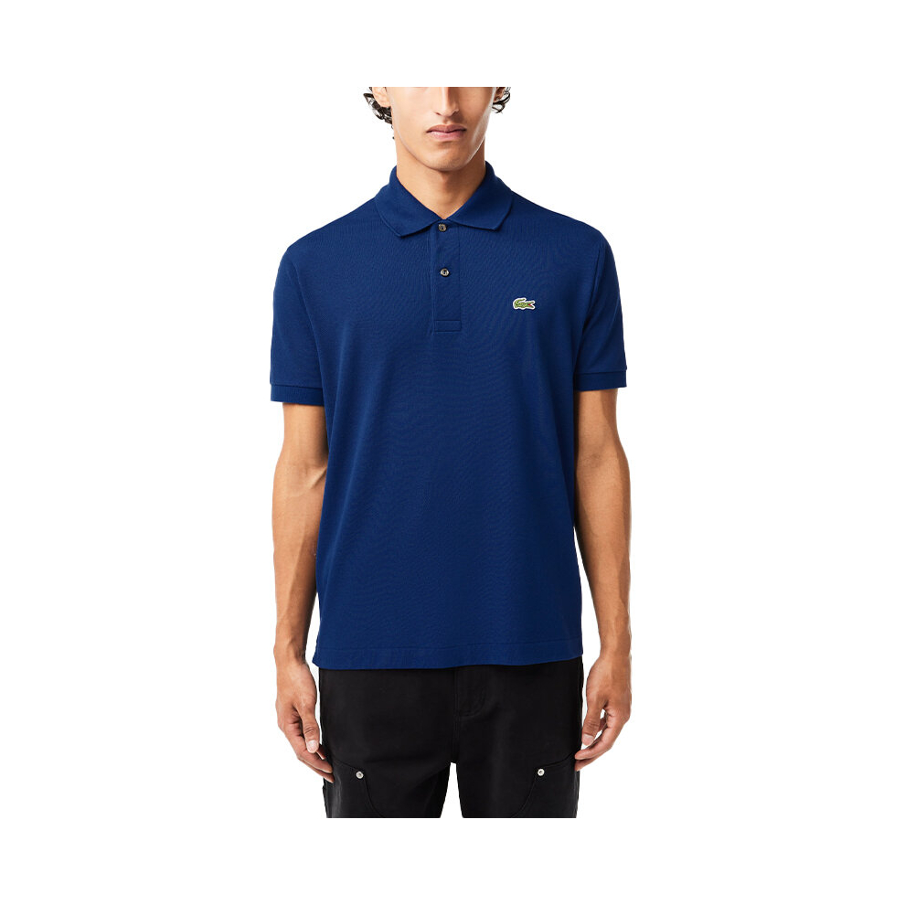 (Navy Blue, XS) Lacoste Mens Polo Shirts Golf Tee