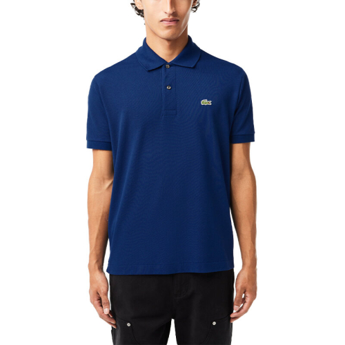 Lacoste (Navy Blue, S) Lacoste Mens Polo Shirts Golf Tee