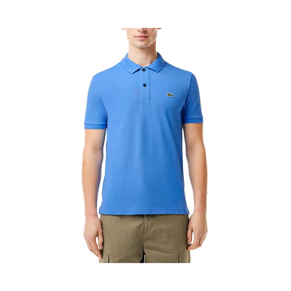 (Sky Blue, M) Lacoste Mens Polo Shirts Golf Tee