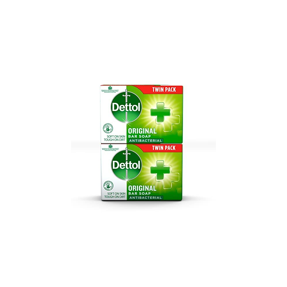 Dettol Bar Soap Original, 2 Count  Pack of 1