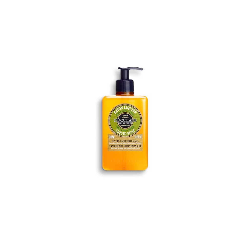 LOCCITANE Shea Verbena Hand Wash  Body Liquid Soap Luxury Size 500ml Luxury SoapEnriched with Shea Butter Gentle for dry and sensitive skin