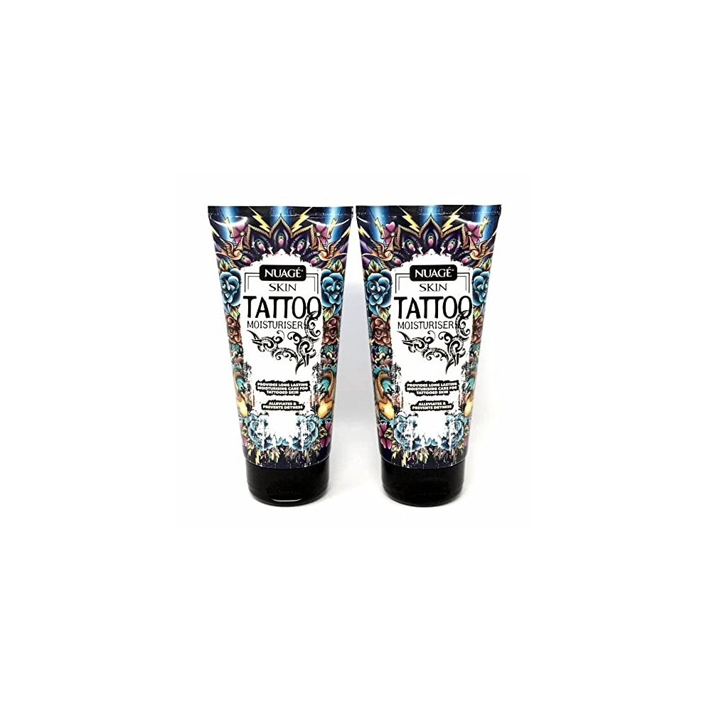 Nuage Skin Tattoo 2 Pack Tattoo Moisturiser And Aftercare Lotion