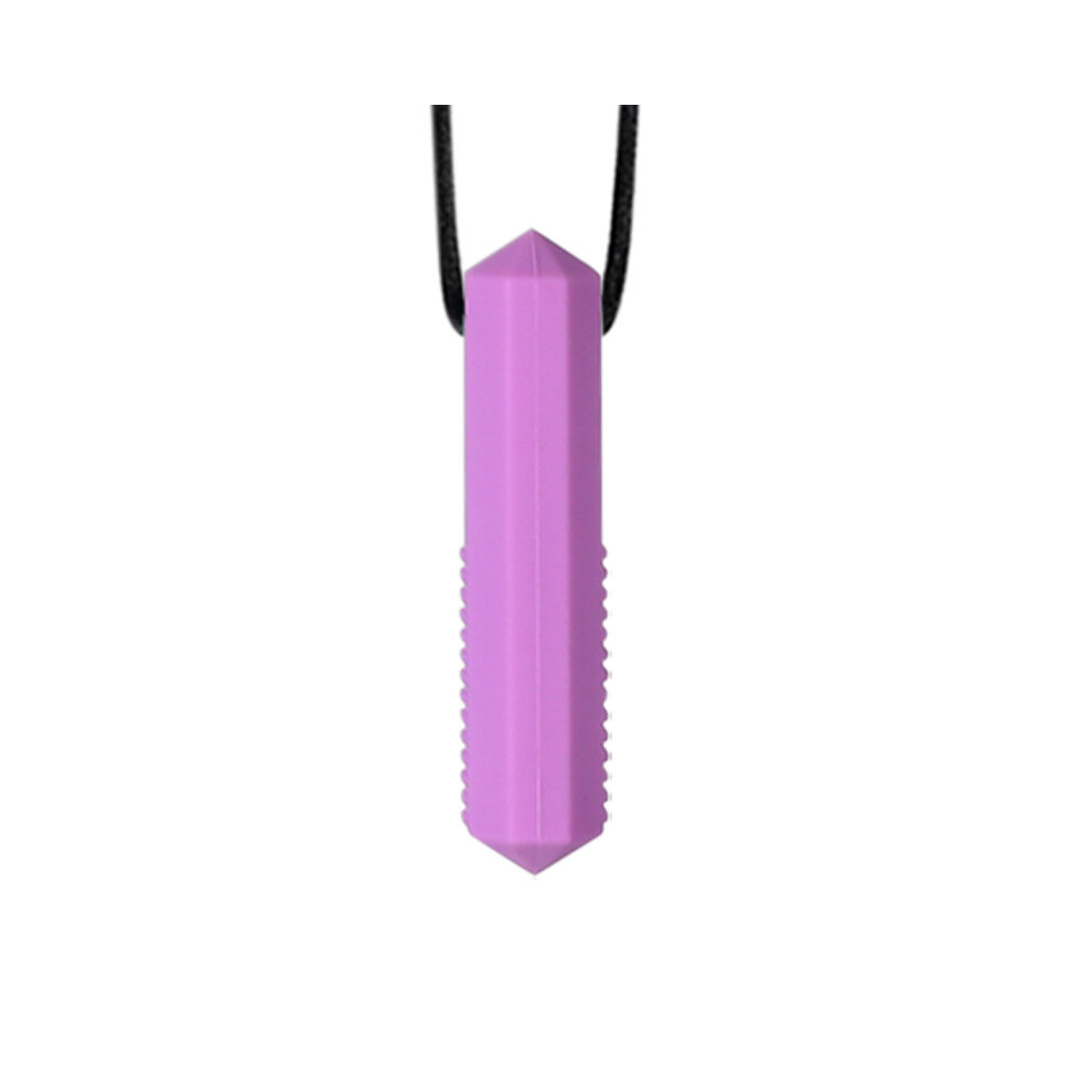 (StyleD) Gem Necklace Chewlery Kids Adults Autism Adhd Biting Sensory Chew Teething Toys
