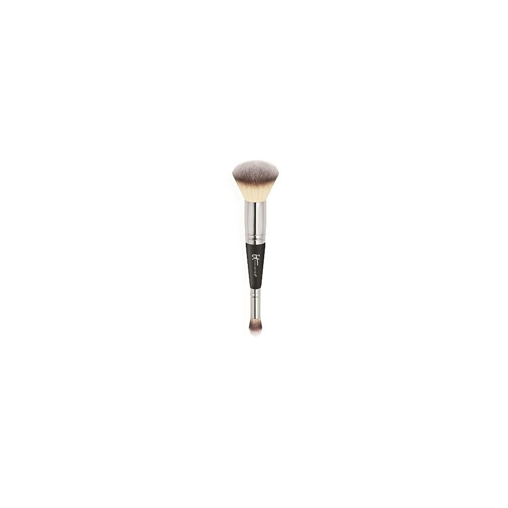 IT Cosmetics Heavenly Luxe Complexion Perfection Foundation Make Up Brush 7, Double-Ended and Multi-Use for Seamless Application