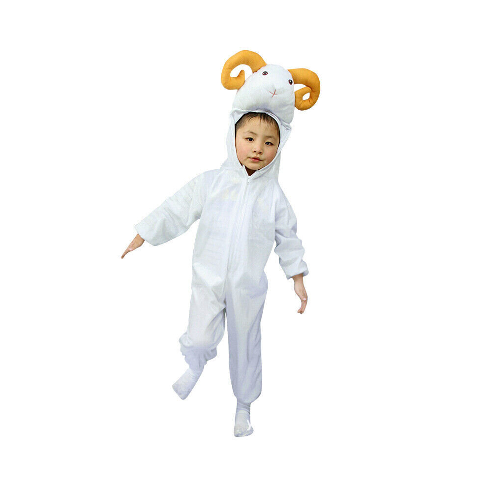 Photos - Fancy Dress  Halloween Children Kids Cartoon Animal Costume Costumes Cosplay for Boy Girl(sheep, 130 130-140cm)