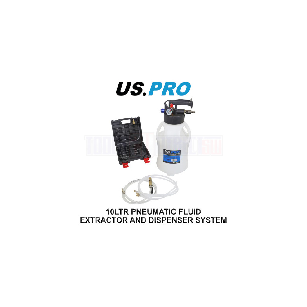 US PRO Tools 10L Pneumatic Fluid Extractor & Dispenser System 5053