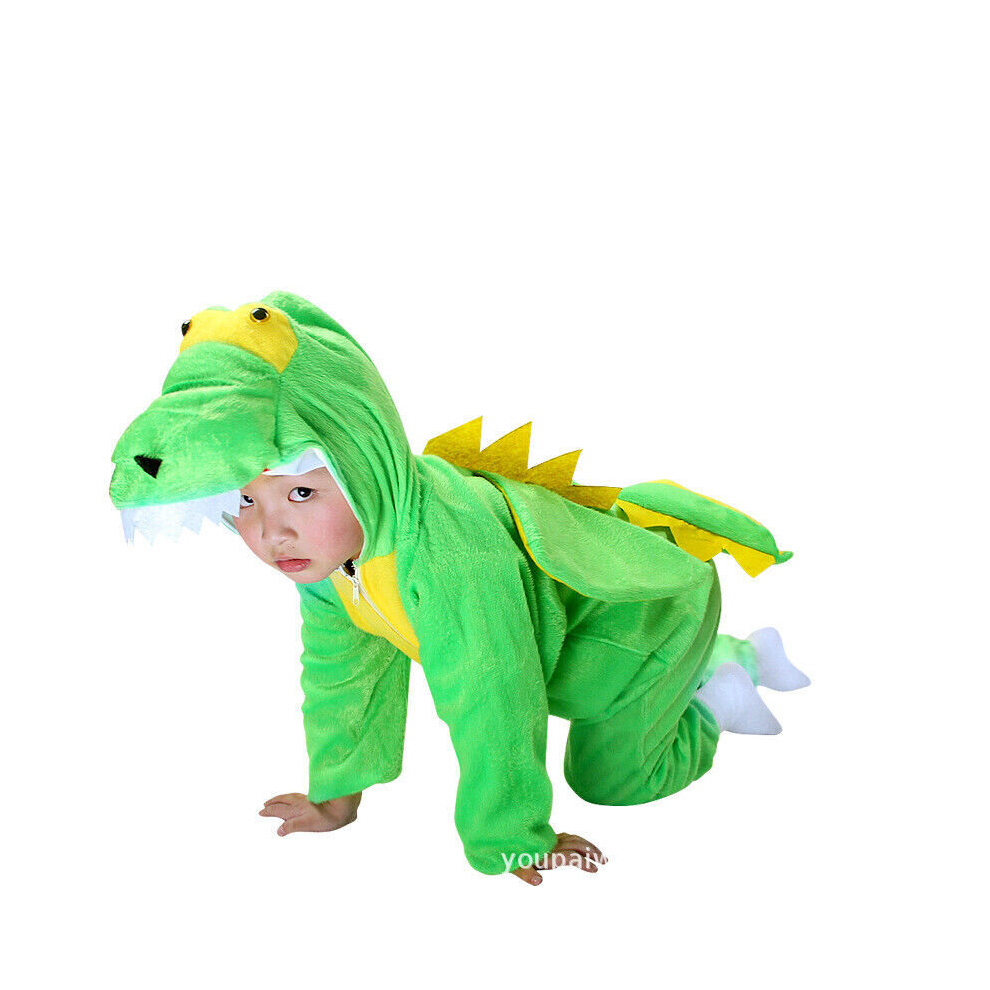 (Dinosaur, 120  120-130cm) Halloween Children Kids Cartoon Animal Costume Costumes Cosplay for Boy Girl