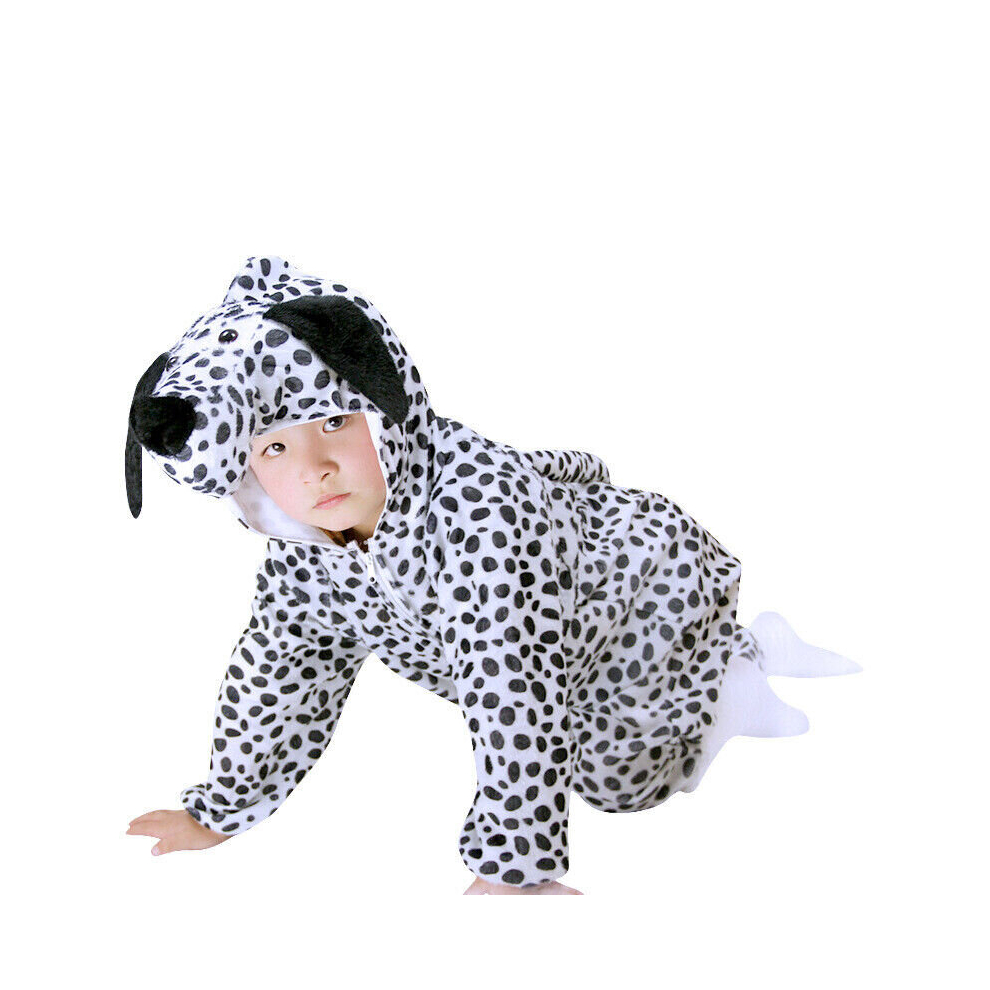 Photos - Fancy Dress  Halloween Children Kids Cartoon Animal Costume Costumes Cosplay for Boy Girl(Dalmatians, 130 130-140cm)
