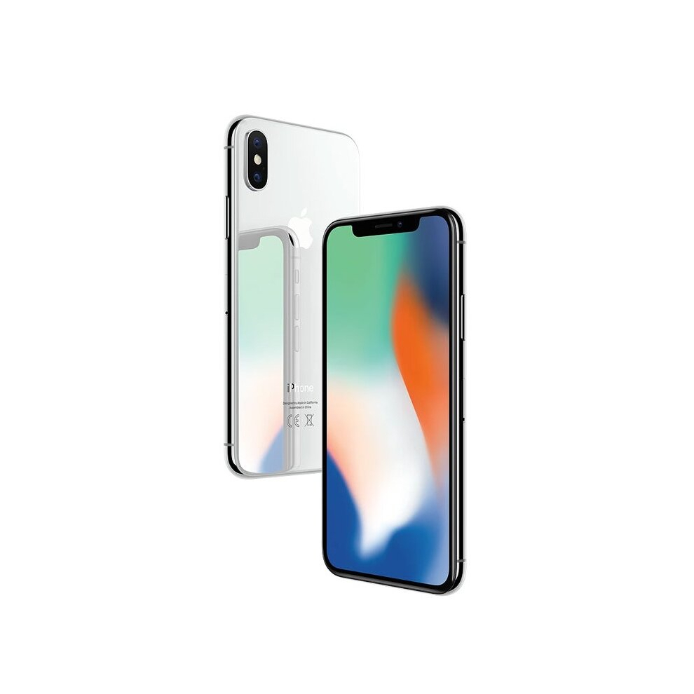 Apple iPhone X 4G Smartphone 5.8" Unlocked Mobile Phone 64GB SIM Free Silver