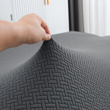 (2 Seater, Fabric1-08) Stretch Recliner Sofa Cover Knitted Reclining Sofas Covers Anti-Dust Non-Slip